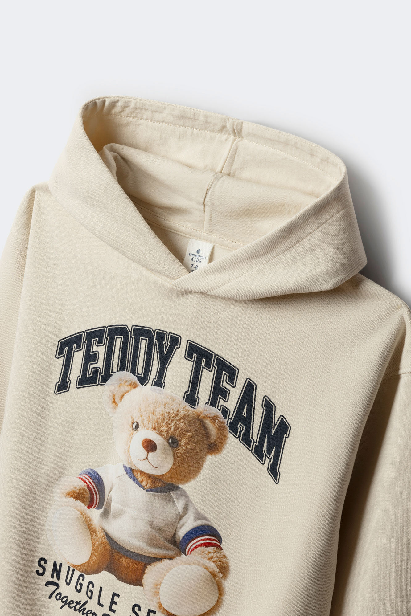 Springfield Kids Sudadera con capucha osito ni&ntilde;a estampado