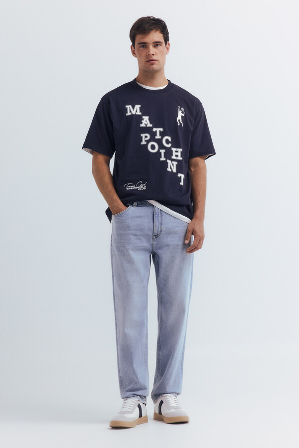 Springfield Vaquero lavado claro straight fit azul indigo