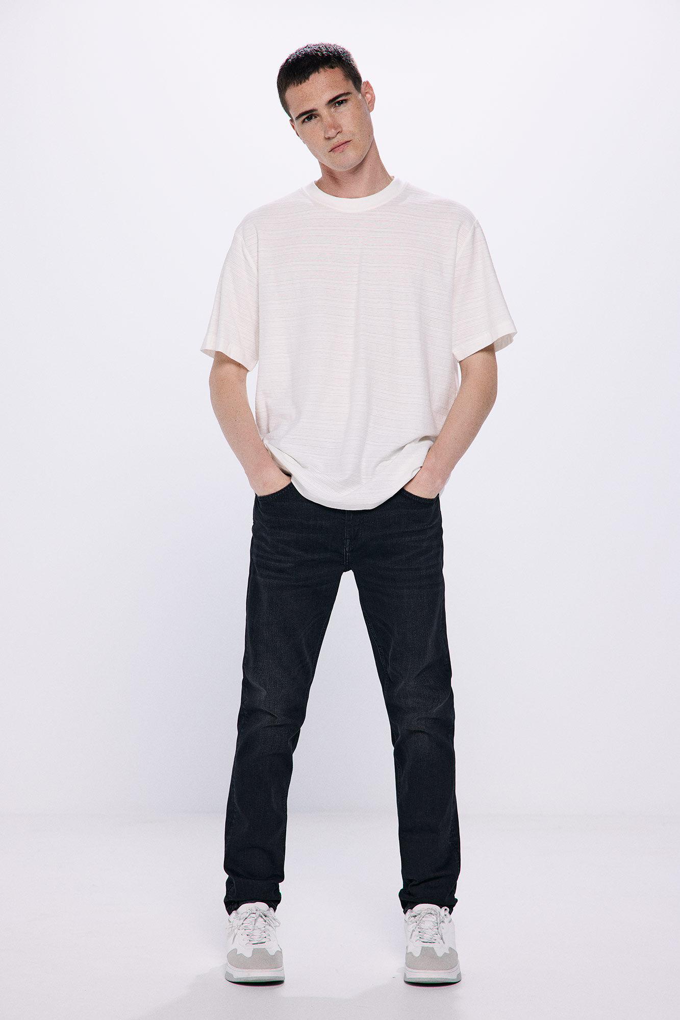 Vaquero skinny fit negro Pantalones de mezclilla para hombre Springfield MX