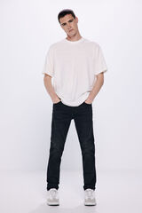 Springfield Vaquero skinny fit negro gris