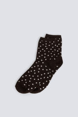 Springfield Calcet&iacute;n largo de puntos estampado