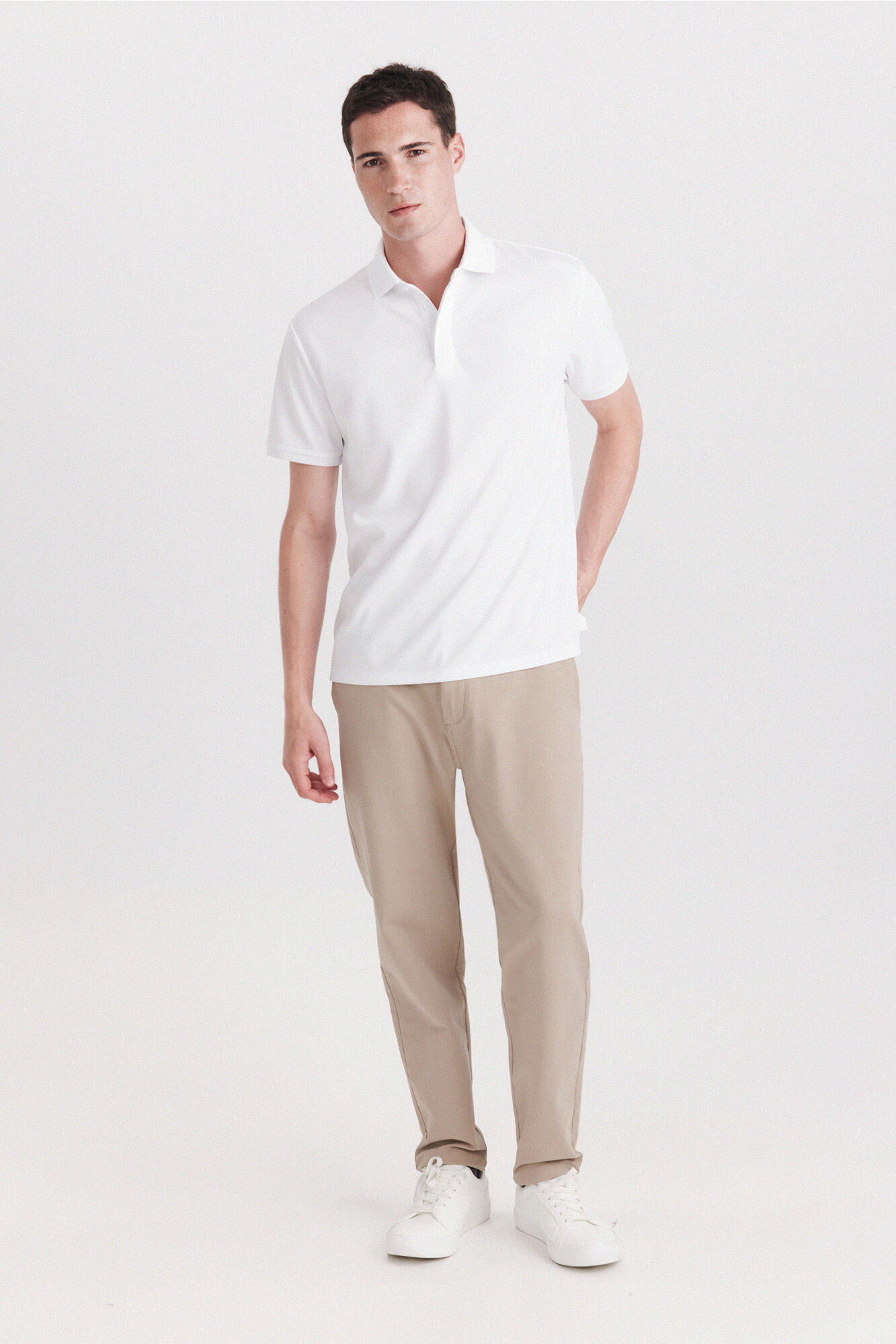 Springfield Polo de tejido t&eacute;cnico slim fit natural