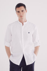 Springfield Camisa mao estructura bicolor natural