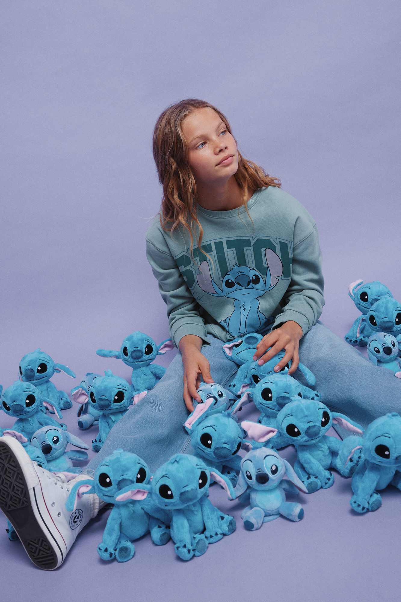 Springfield Kids Sudadera "Lilo & Stitch" ni&ntilde;a verde