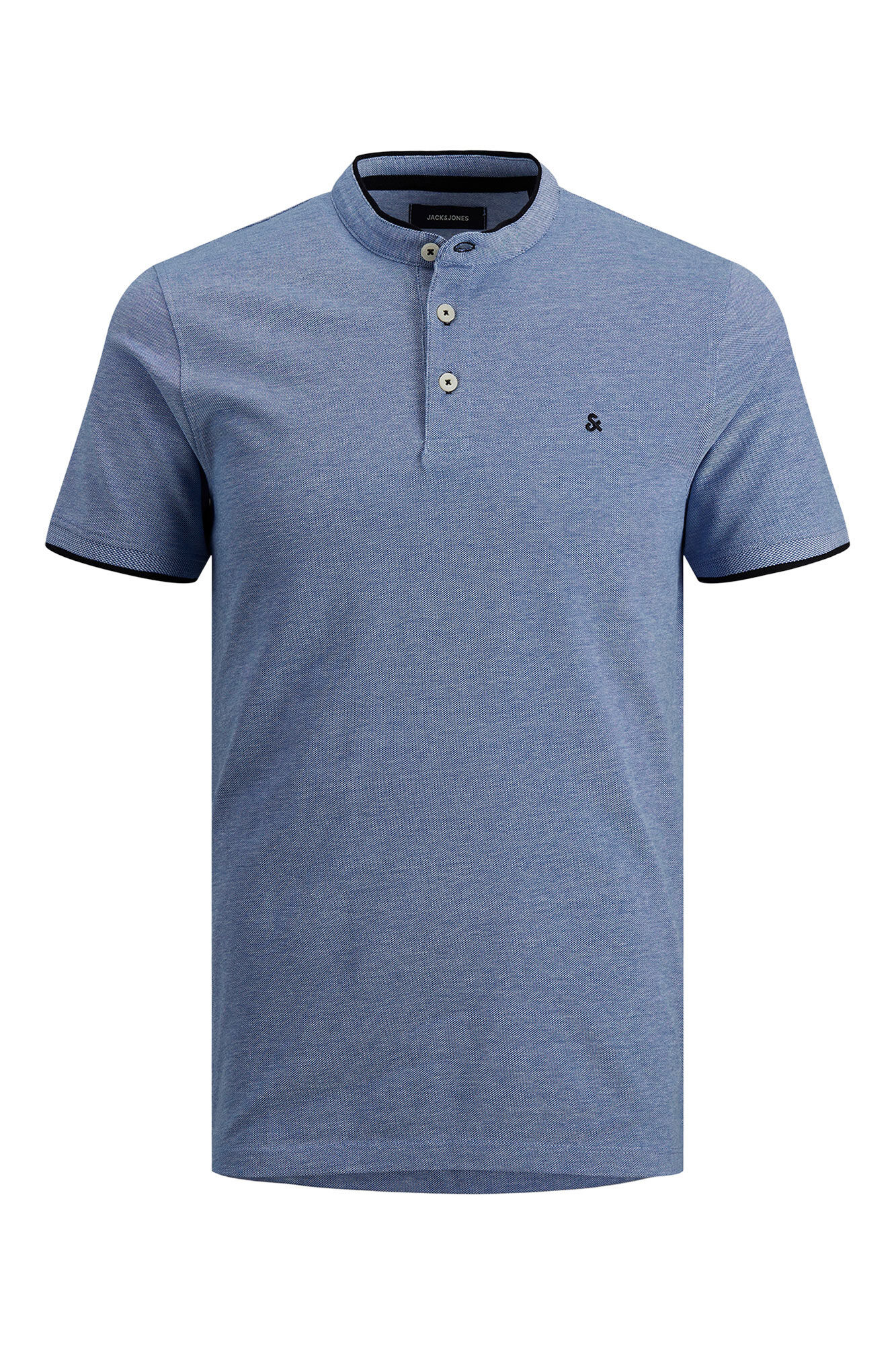 Jack & Jones Polo slim fit cuello mao azul