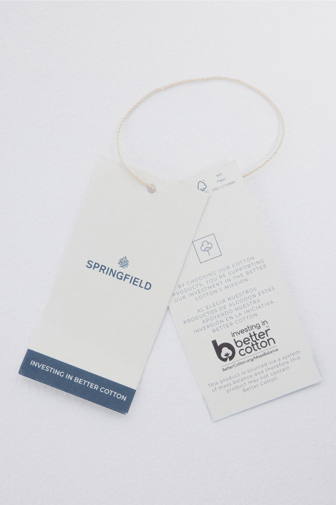 Springfield Sudadera de cuello redondo ajustado Legend azul