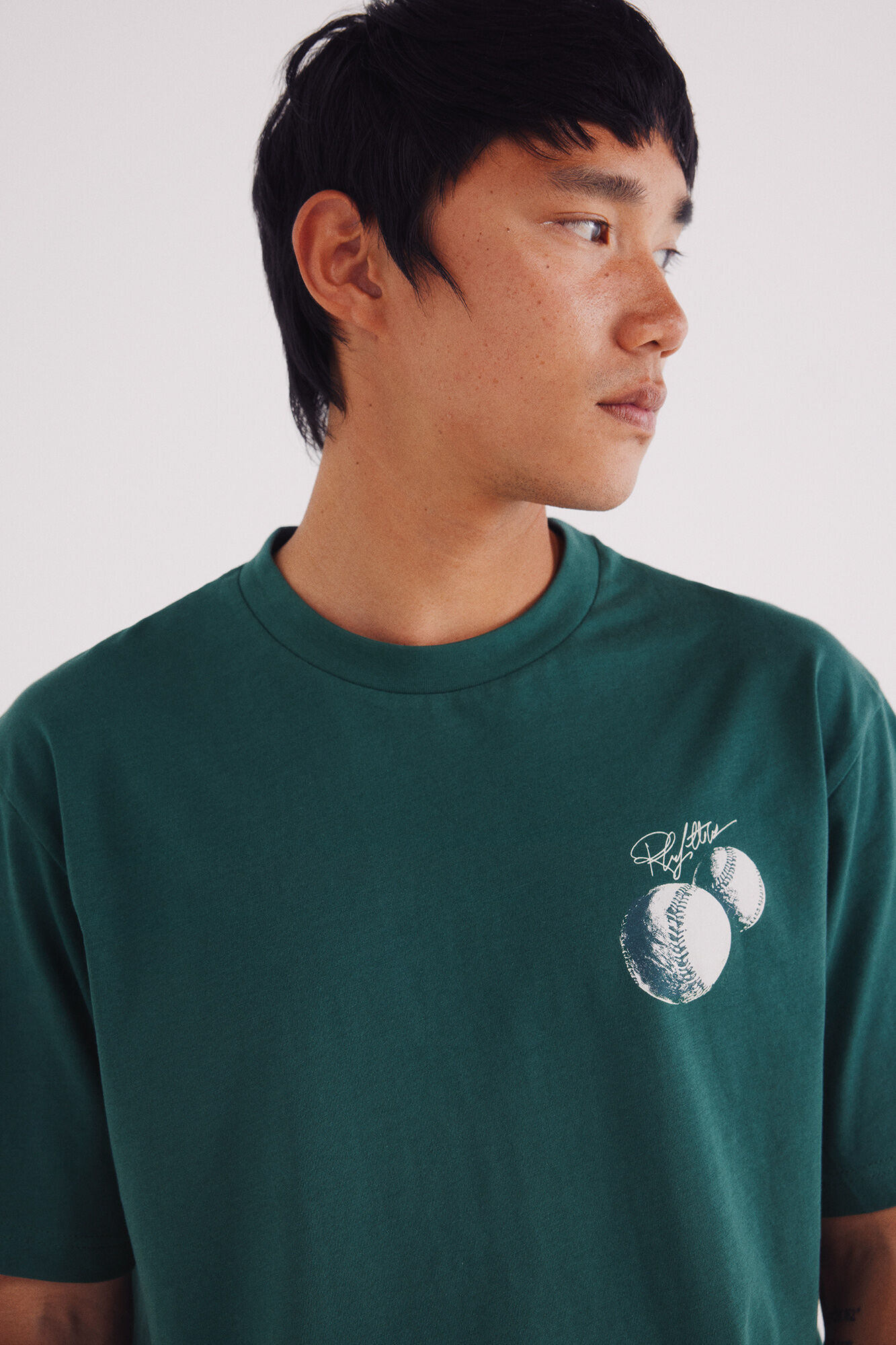 Springfield Camiseta baseball verde