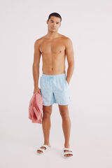 Springfield Bañador estampado langostas turquesa