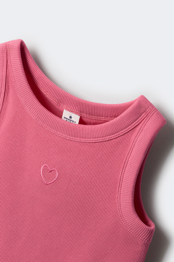 Springfield Kids Top tirantes tejido niña morado/lila