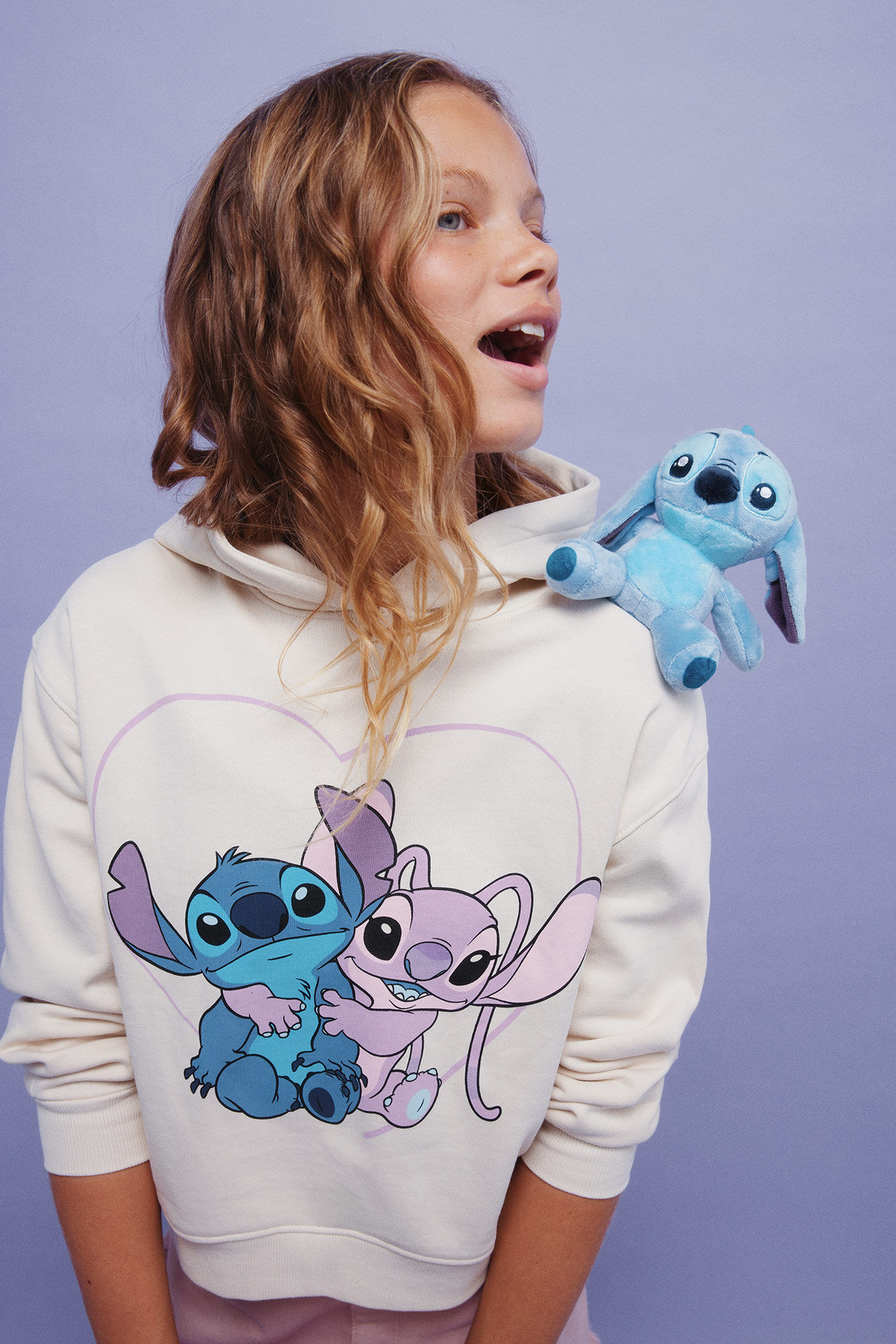 Springfield Kids Sudadera con capucha Lilo & Stitch ni&ntilde;a