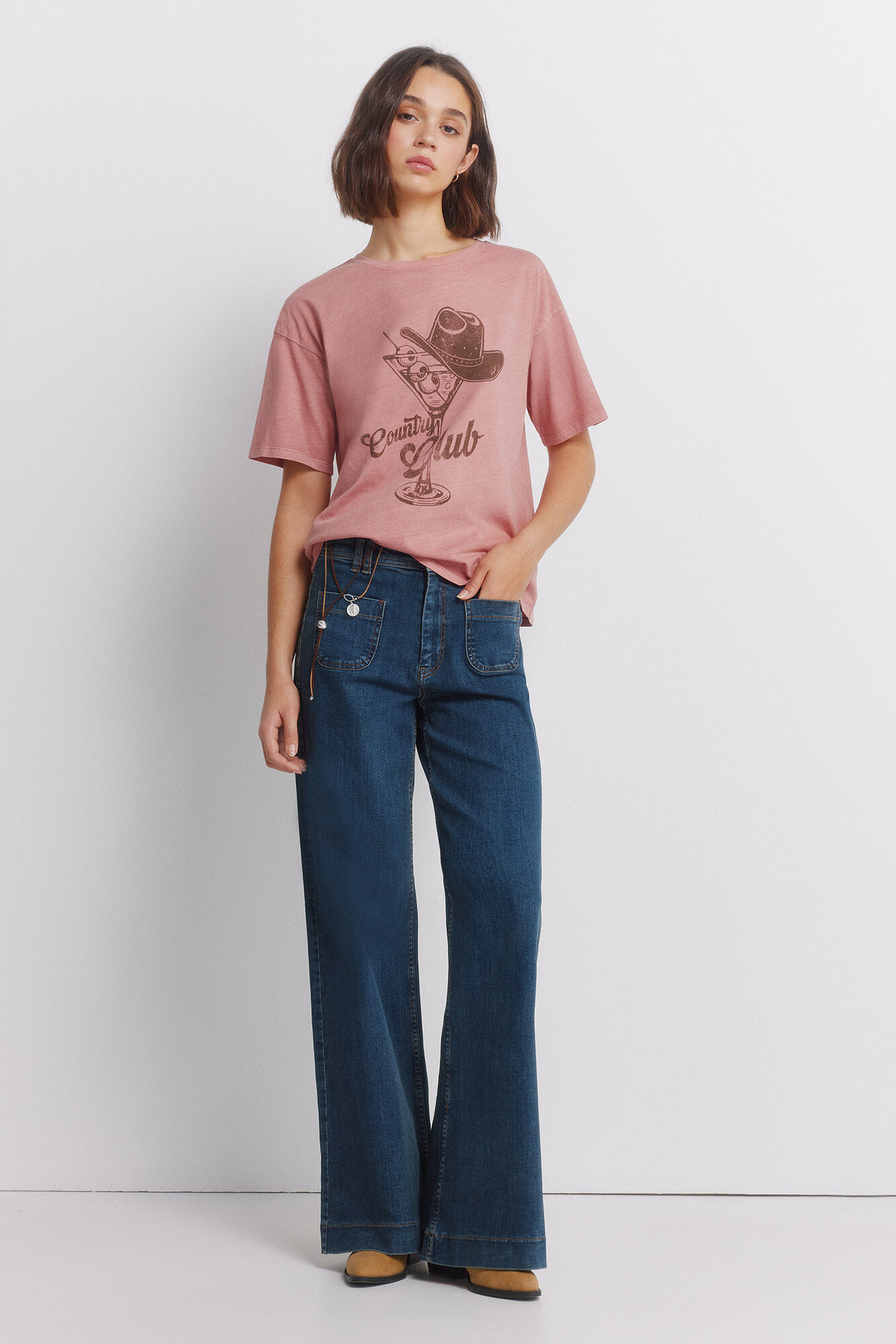 Springfield Playera "country club" de algod&oacute;n