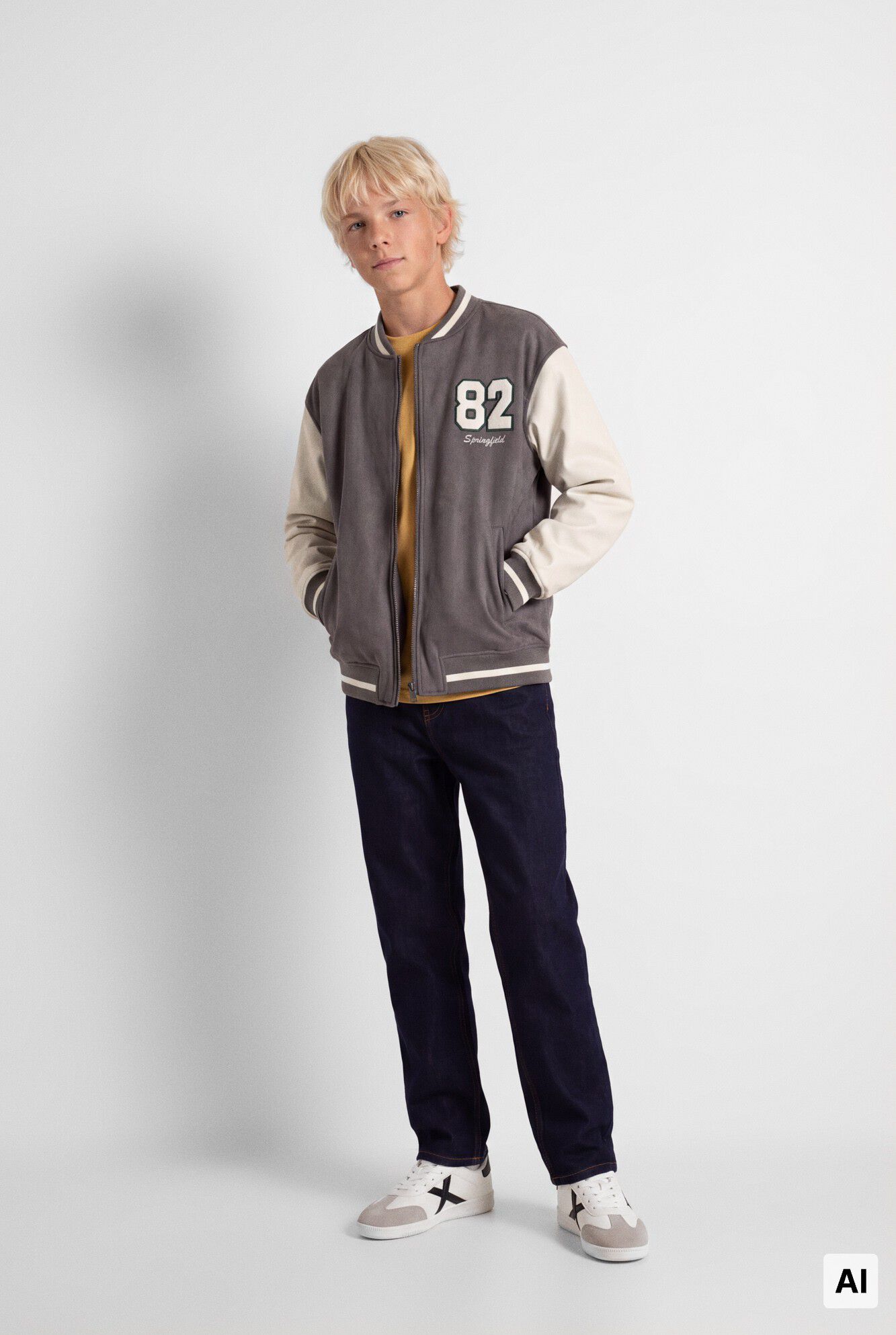 Springfield Kids Chamarra bomber para ni&ntilde;o