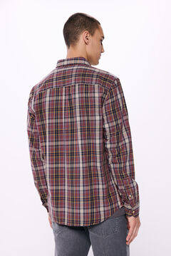 Springfield Camisa franela cuadros rojo