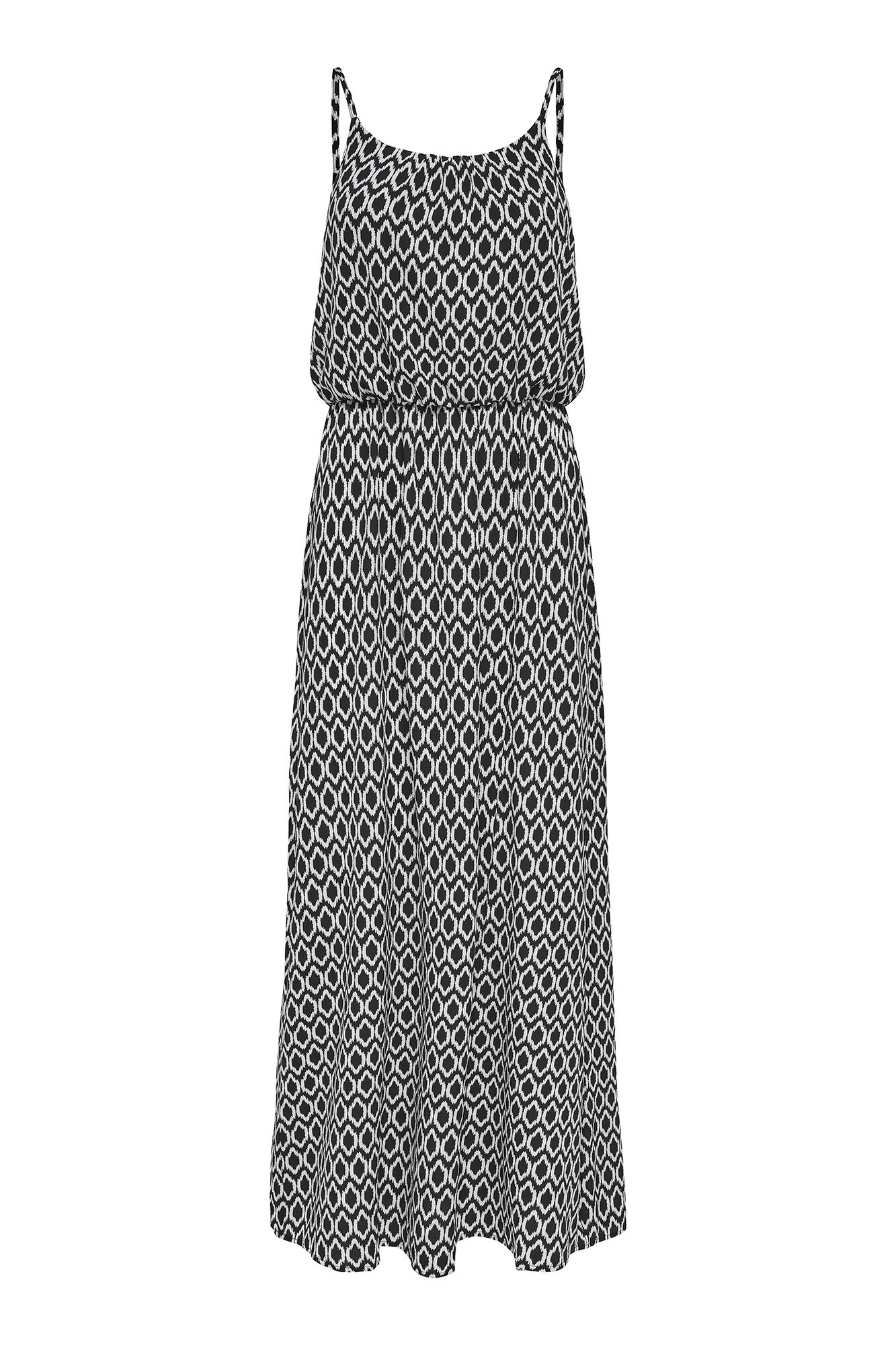 Only Vestido largo tirantes negro