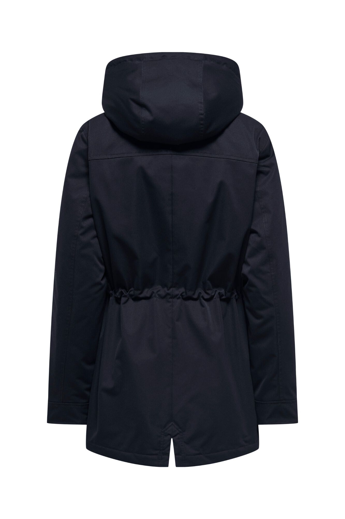 Only Parka con capucha marino