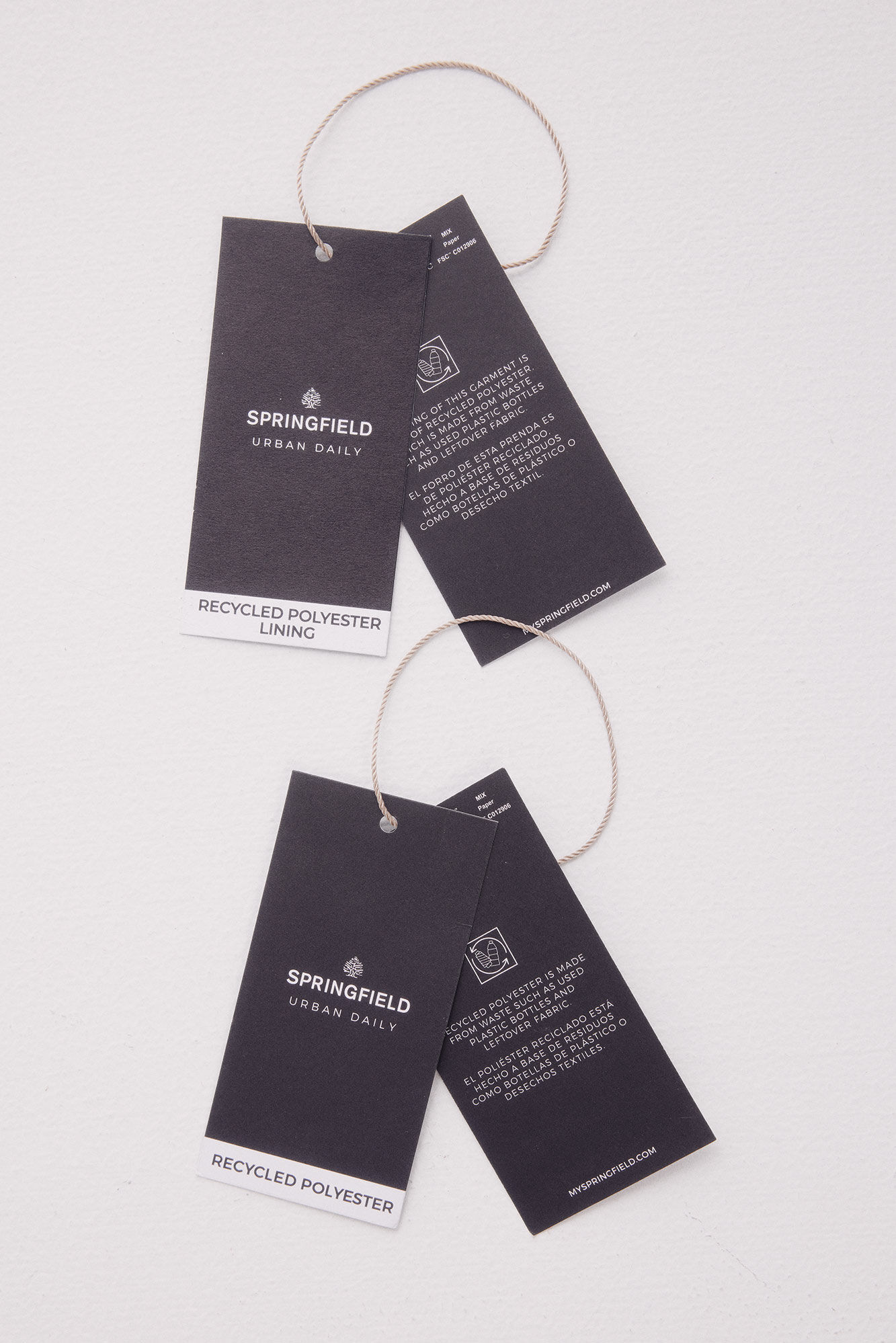 Springfield Chamarra efecto ante microperforados caf&eacute;