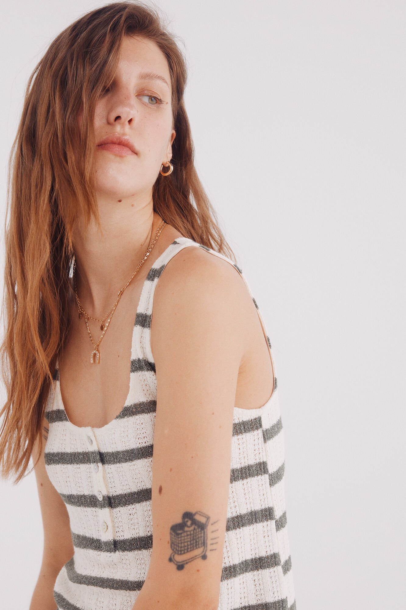 Springfield Playera panadera botones