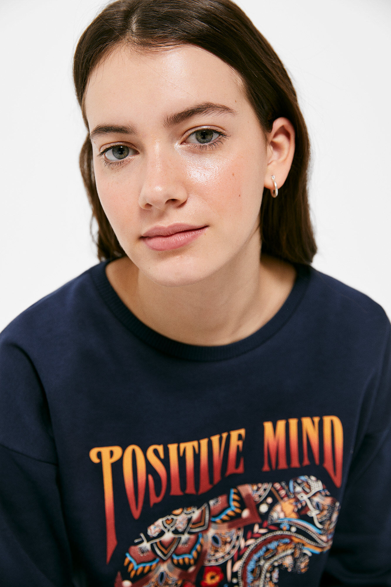 Springfield Sudadera "Positive Mind" marino