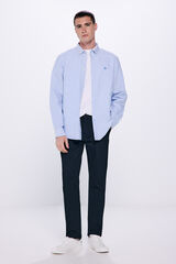 Springfield Pantalón chino estampado slim fit negro