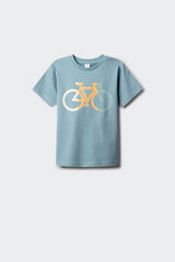 Springfield Kids Playera de ciclismo para ni&ntilde;o azul