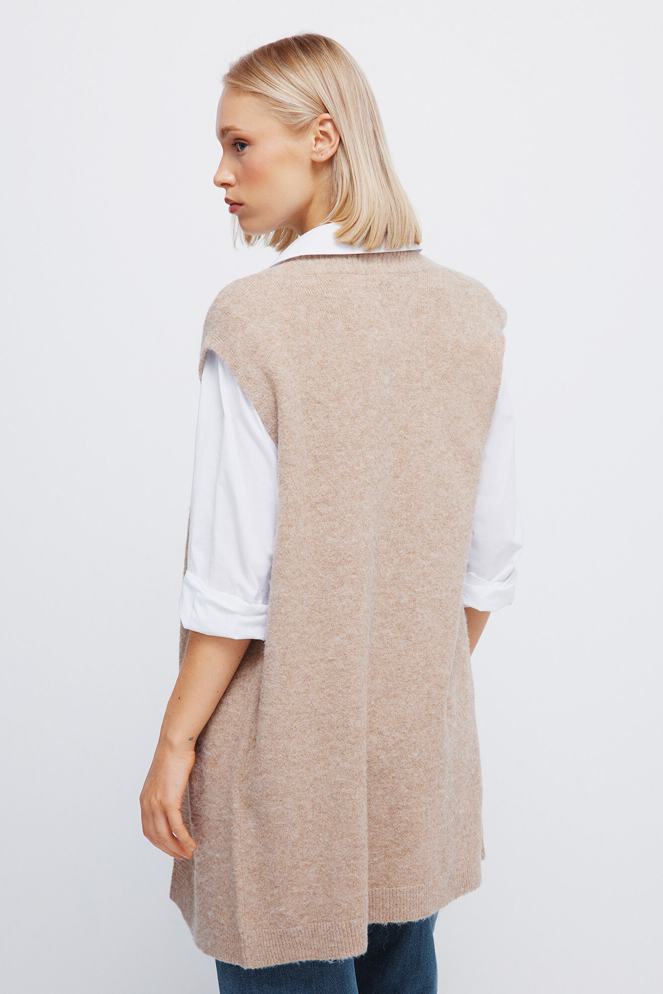 Springfield Chaleco largo abierto