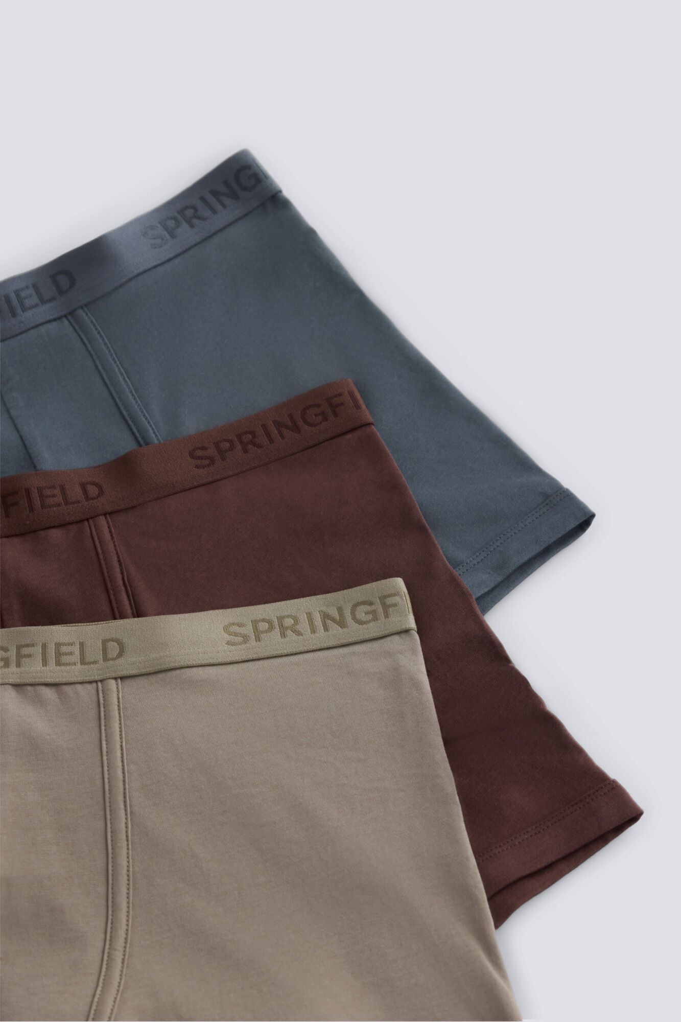 Springfield Pack de 3 b&oacute;xers azul
