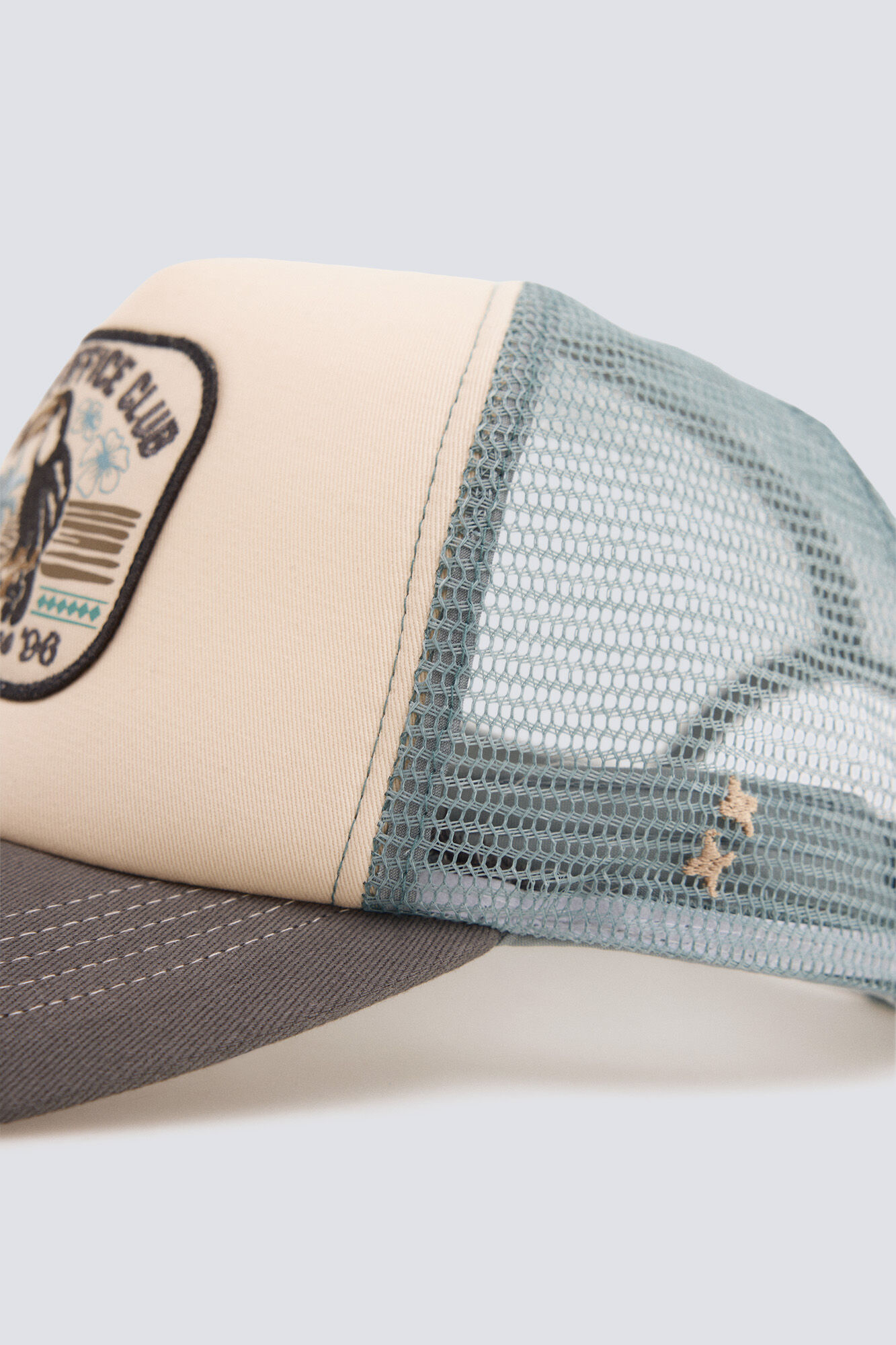 Springfield Gorra trucker visera de contraste gris