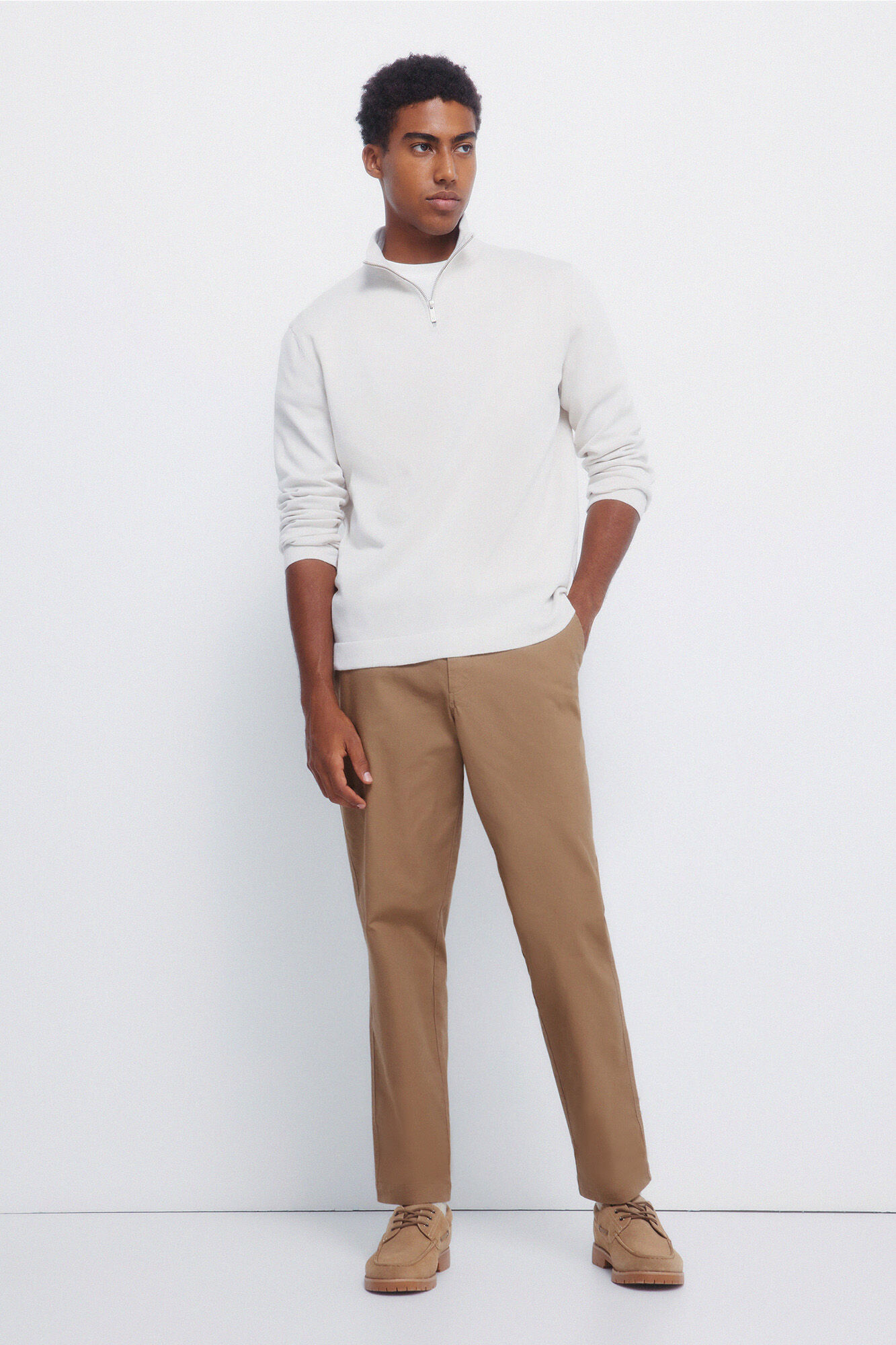 Springfield cierre de jersey caf&eacute;