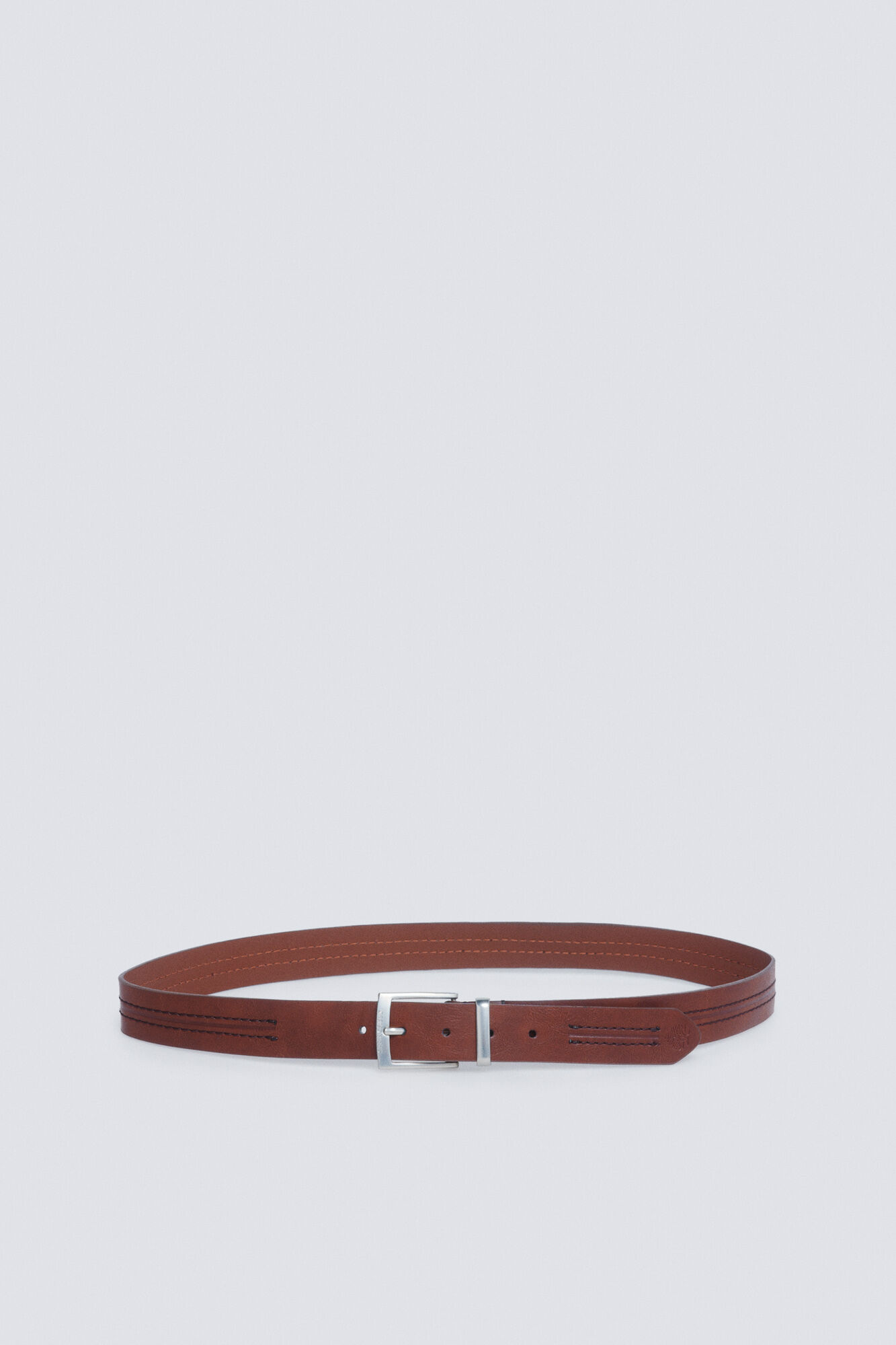 Springfield Cintur&oacute;n efecto piel con costura central