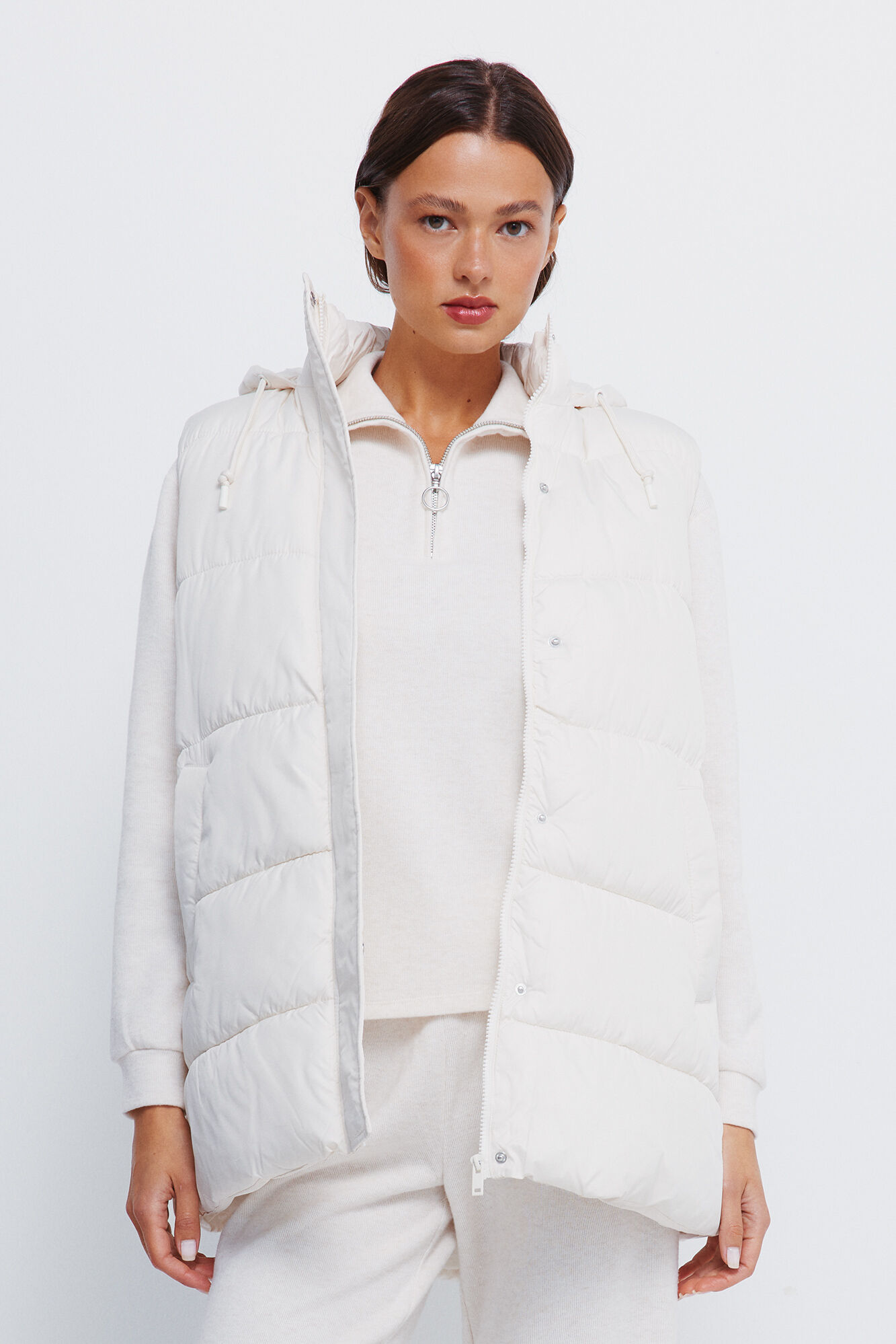 Springfield Chaleco capucha poli&eacute;ster reciclado