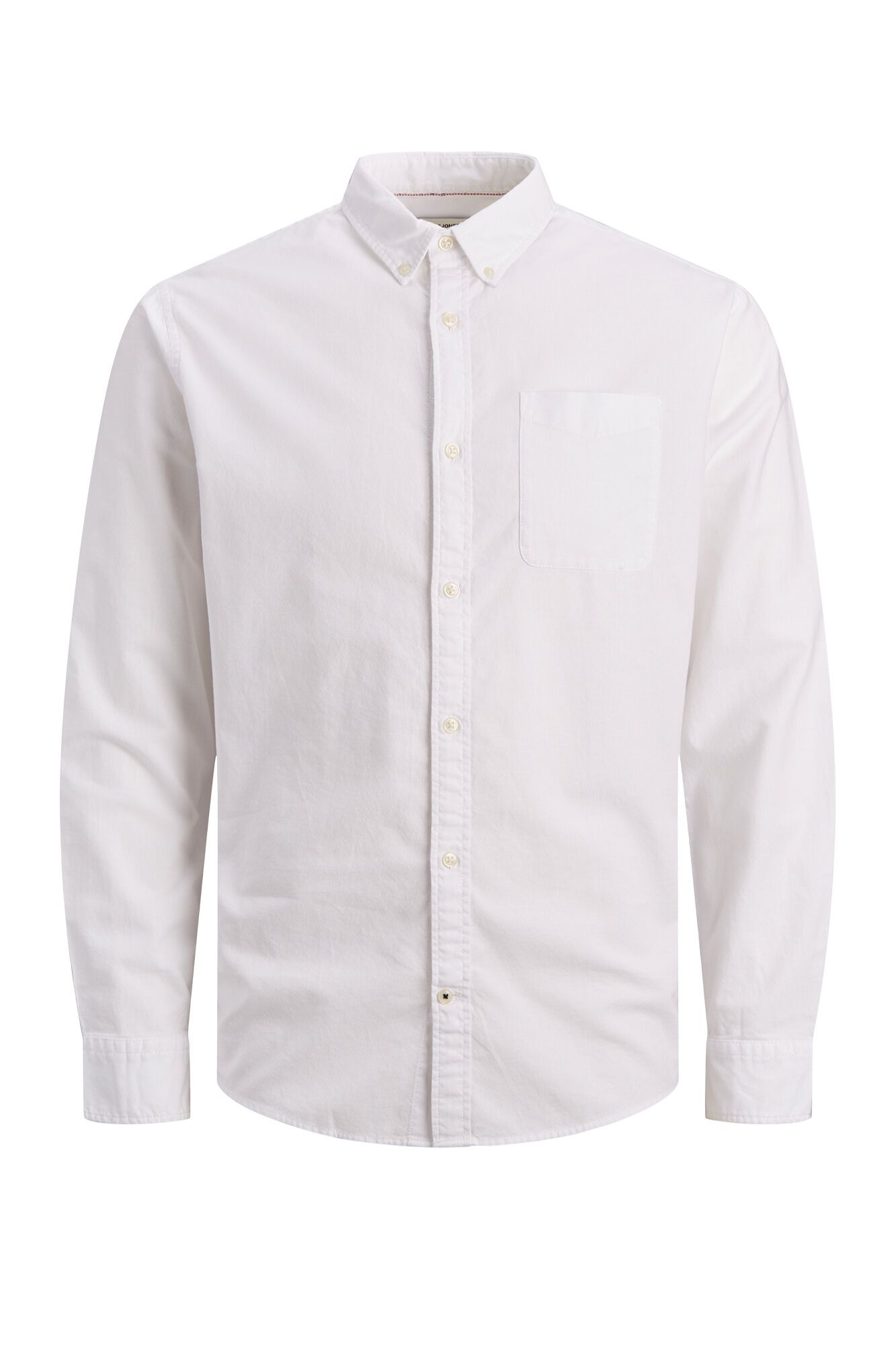 Jack & Jones Camisa oxford de algod&oacute;n natural