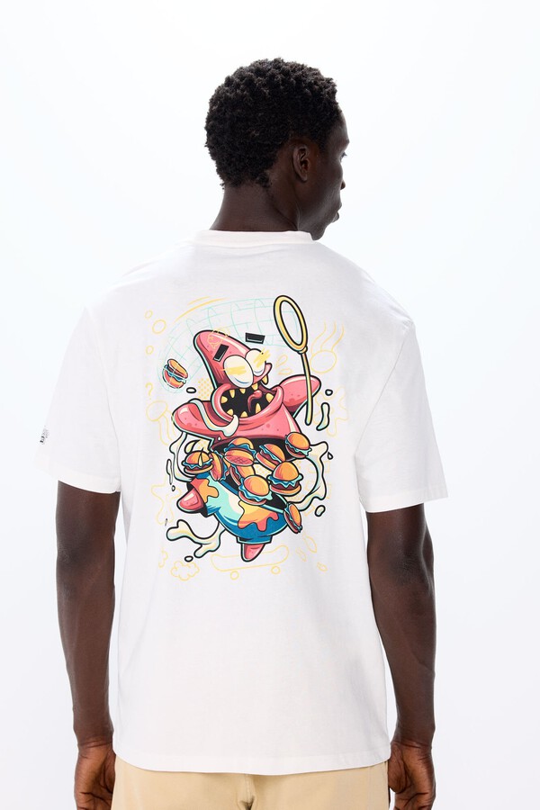 Springfield Playera Bob Esponja marfil