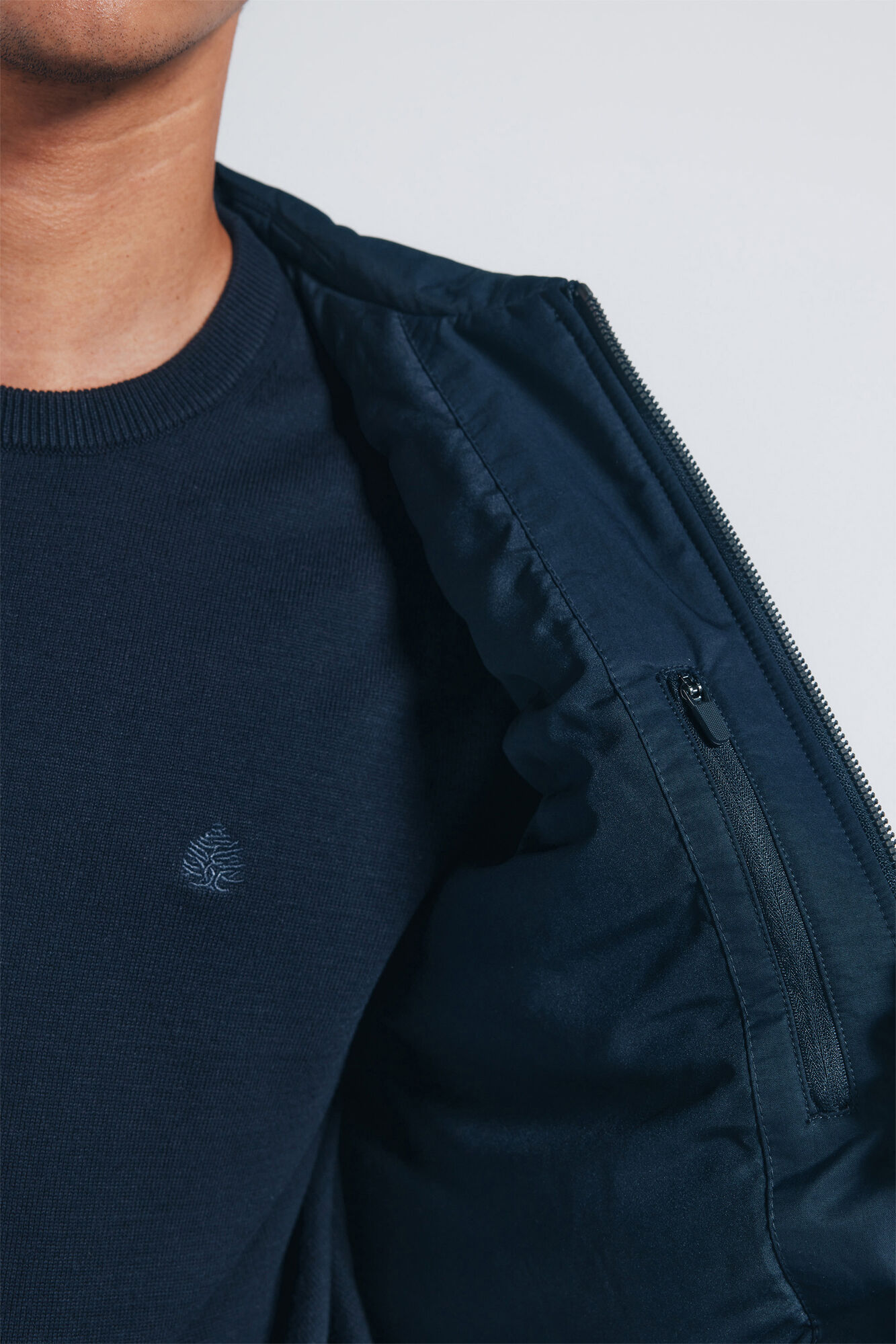 Springfield Chamarra acolchada aviador marino