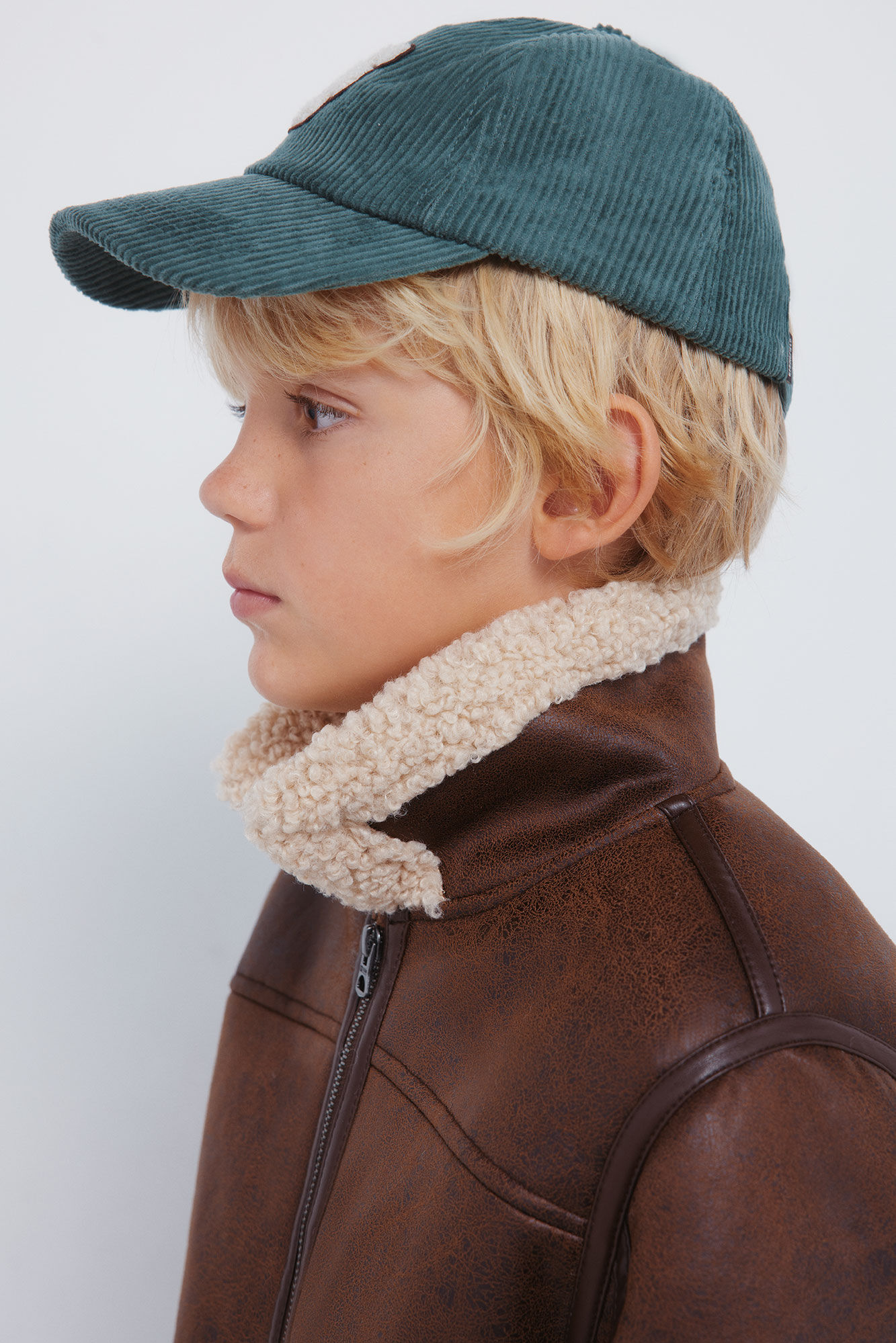 Springfield Kids Chamarra de aviador para ni&ntilde;os caf&eacute;