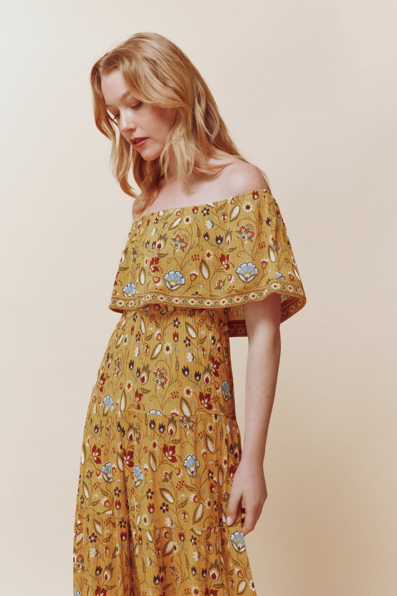 Springfield Vestido Santorini amarillo