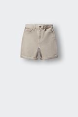 Springfield Kids Bermudas de 5 bolsillos lavada para ni&ntilde;o gris