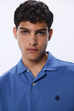 Springfield Polo piqué basico regular fit azul tinta
