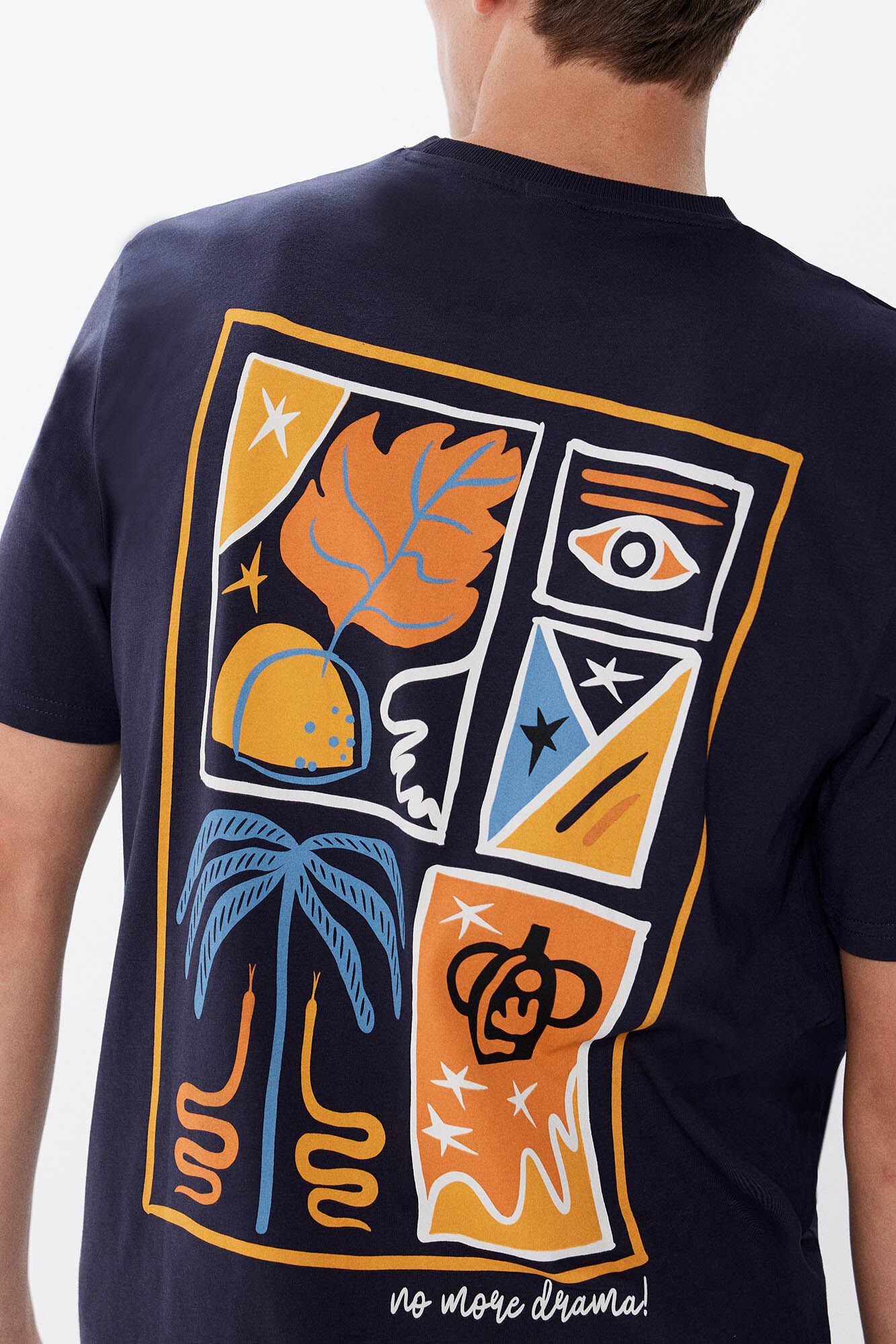 Springfield Playera no more azul