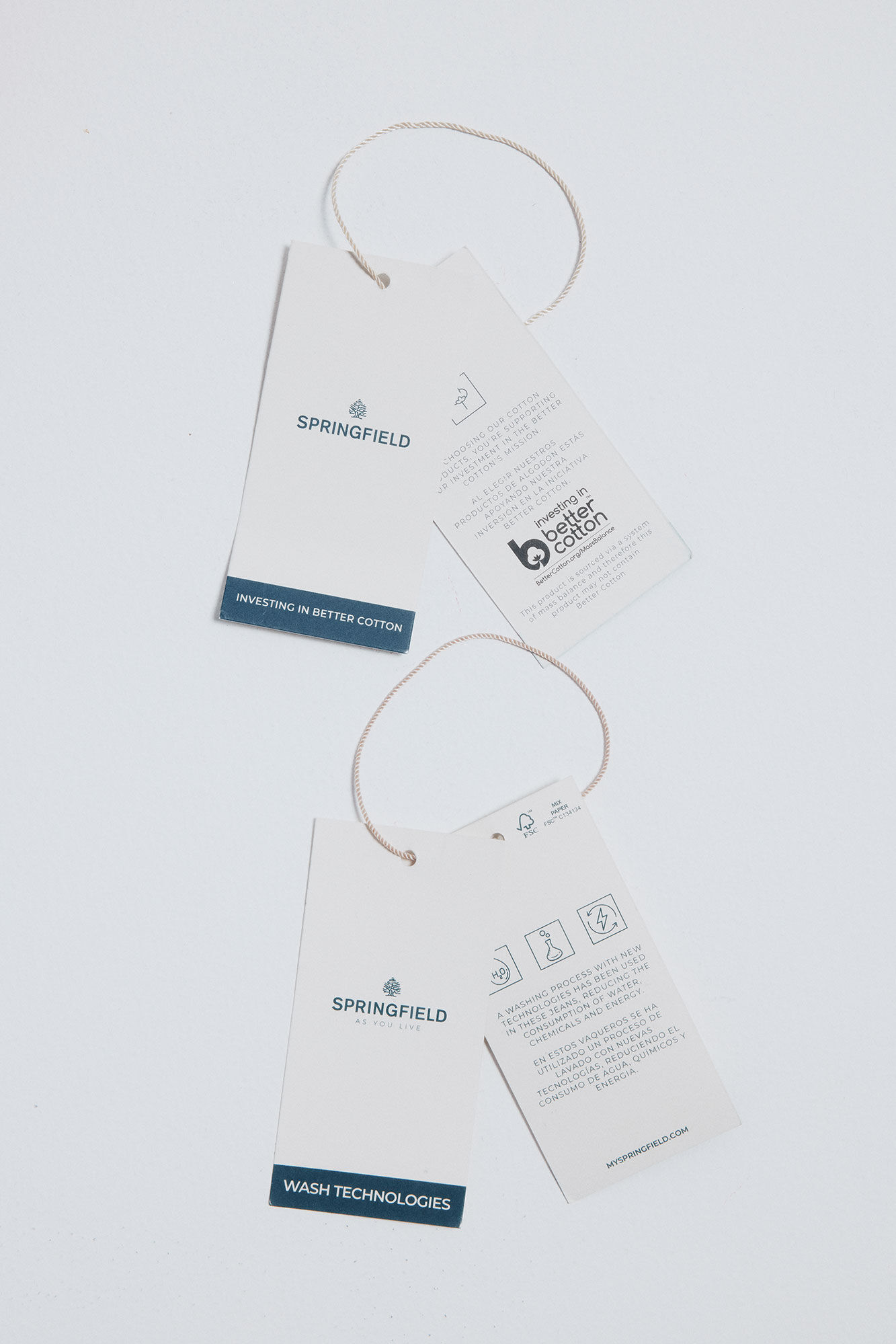 Springfield Jeans ajustados y recortados negro