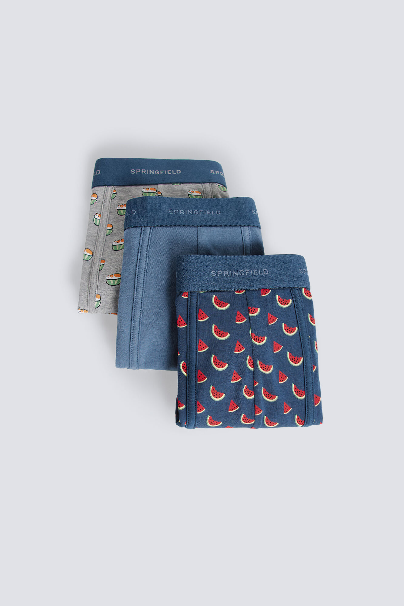 Springfield Pack de 3 boxers estampado de sand&iacute;as