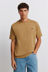 Springfield Playera b&aacute;sica logo Springfield beige