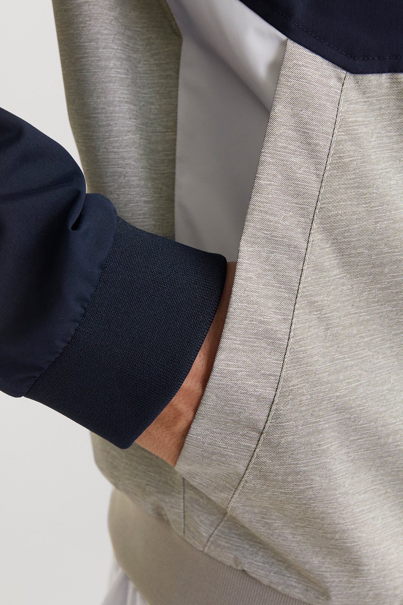 Jack & Jones Chamarra ligera con capucha marino