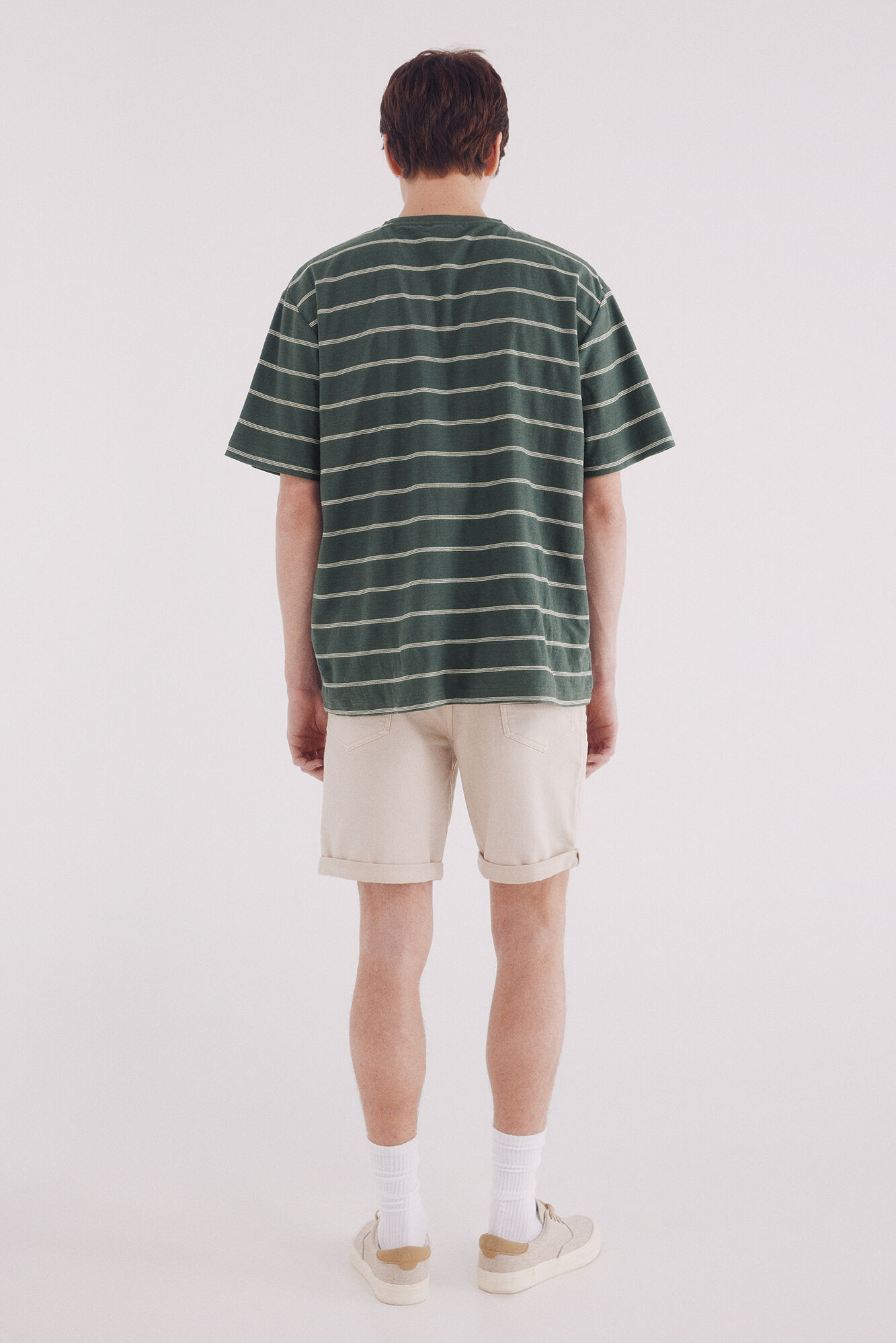 Springfield Bernuda en knit color lavada blanco