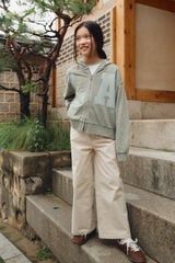 Springfield Kids Jeans denim culotte niña estampado