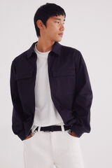 Springfield Sobrecamisa algodón azul