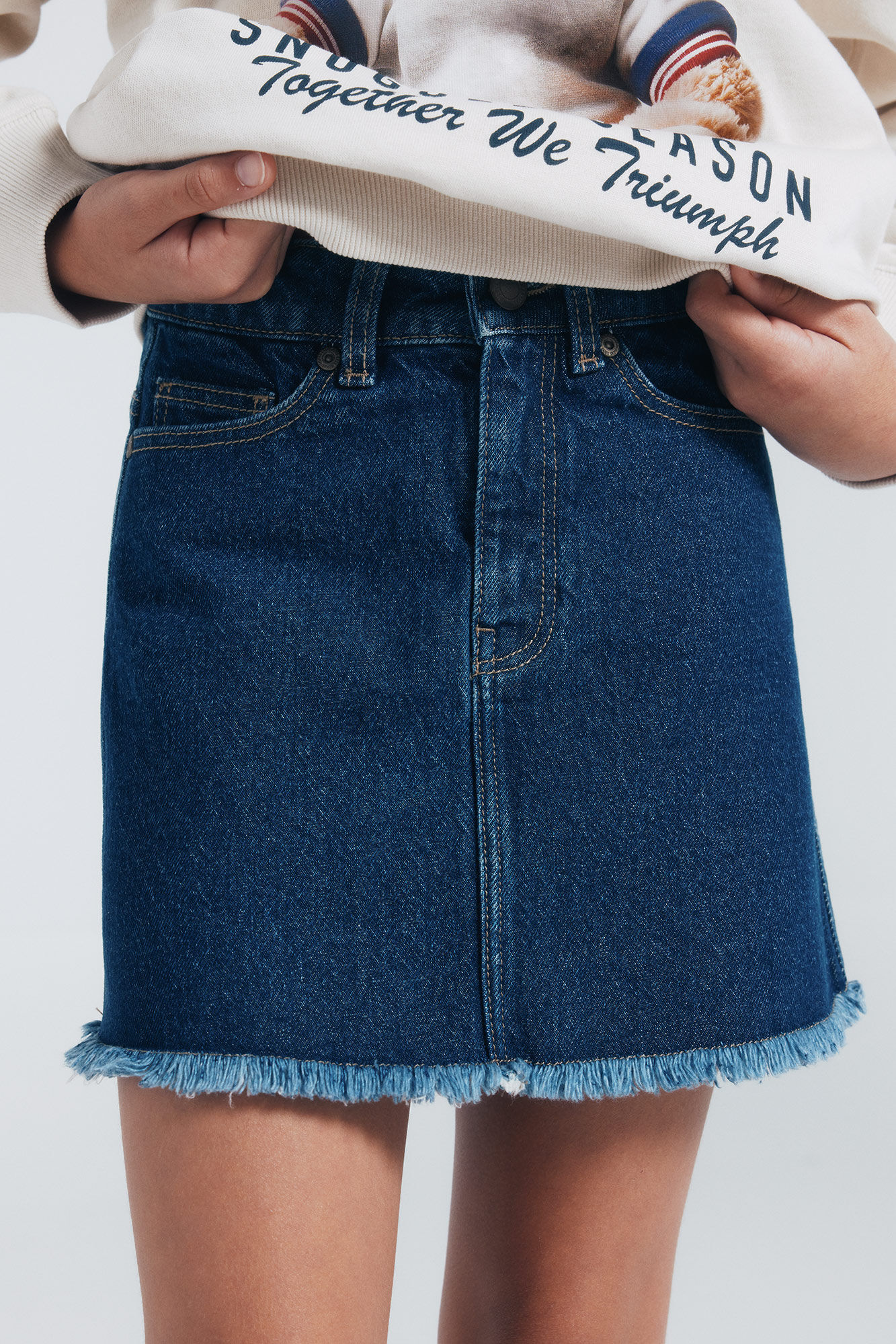Springfield Kids Falda denim ni&ntilde;a azulado