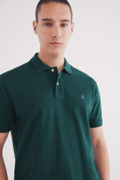 Springfield Polo piqué básico regular fit verde