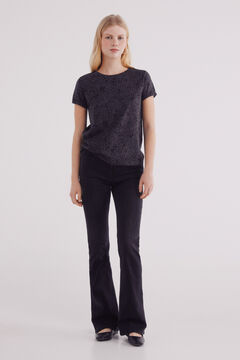 Springfield Playera estampado animal gris