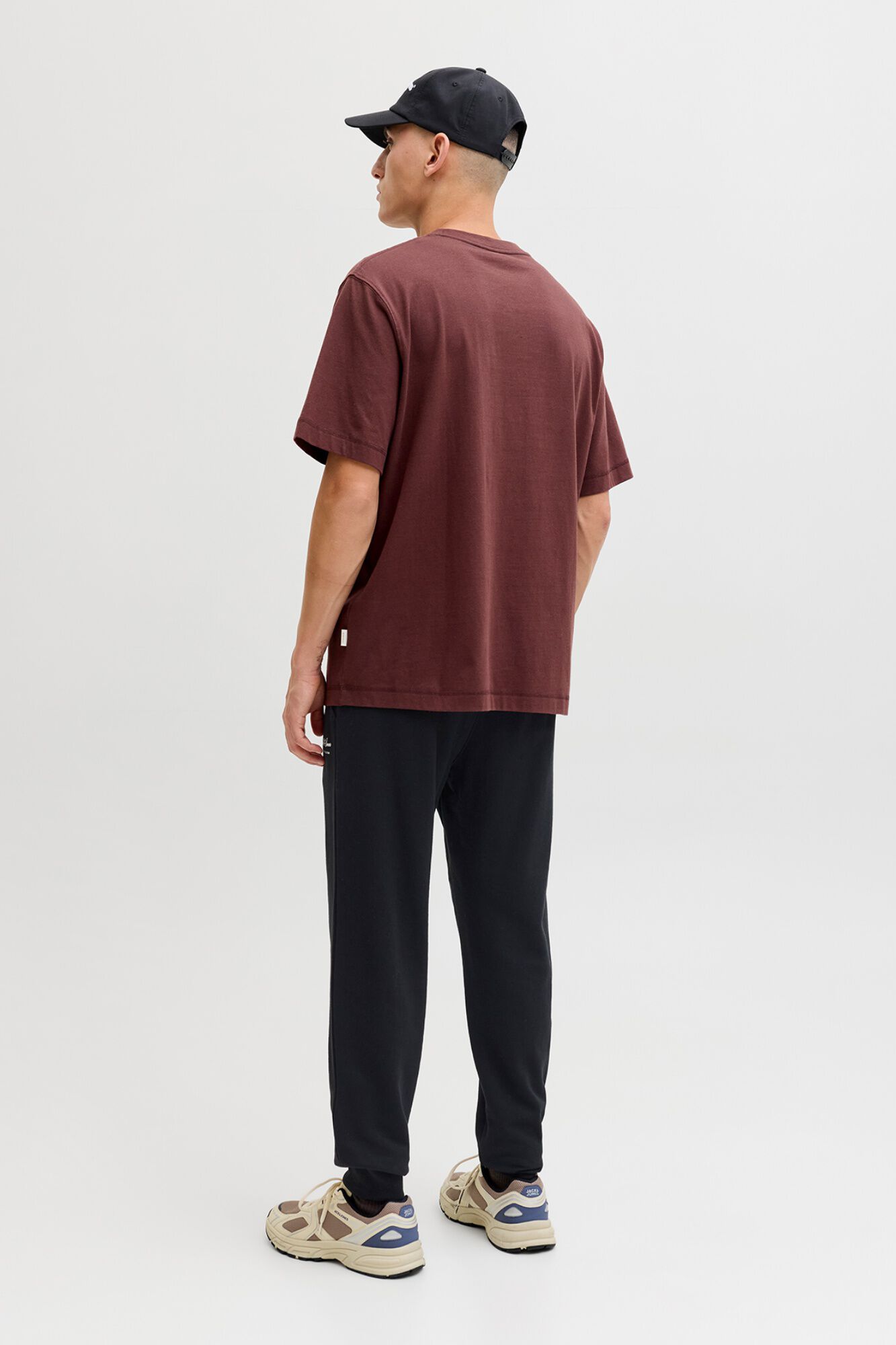Jack & Jones Pantal&oacute;n jogger con logo negro
