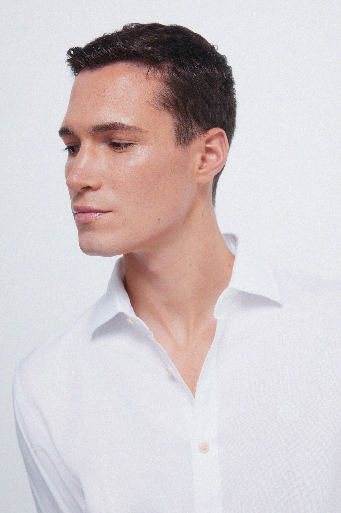 Springfield Camisa estructurada natural